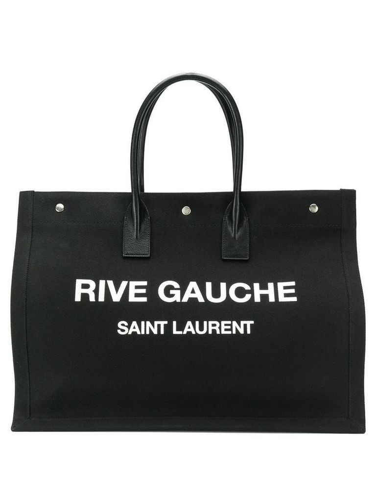 Saint Laurent Noe Rive Gauche large tote bag - Black
