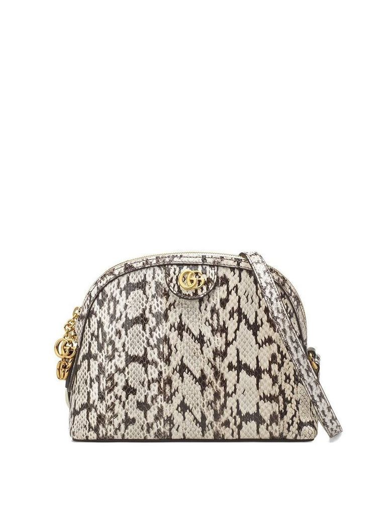 Gucci Ophidia small snakeskin shoulder bag - White