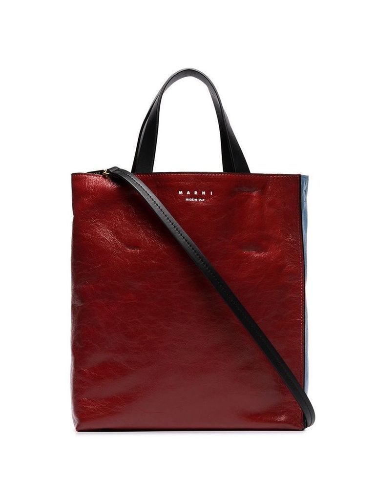 Marni medium Museo tote bag - Red