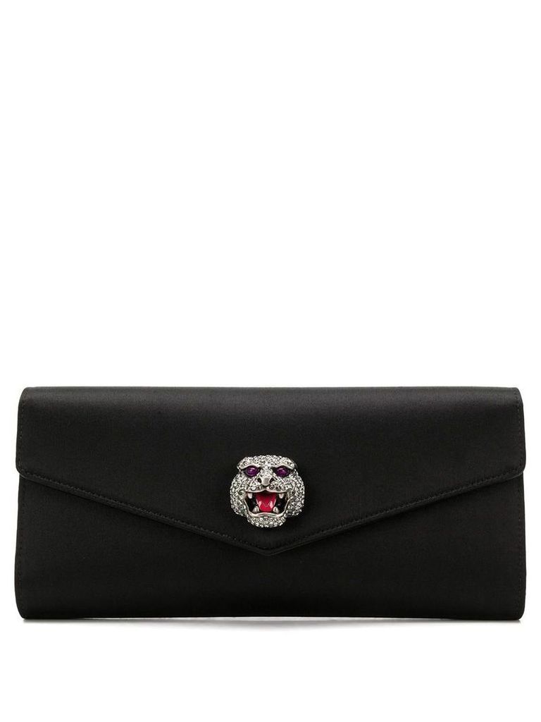 Gucci embellished clutch bag - Black