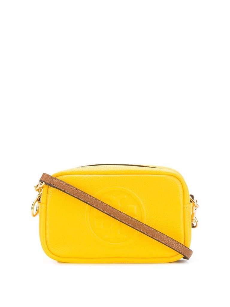 Tory Burch logo embossed mini bag - Yellow