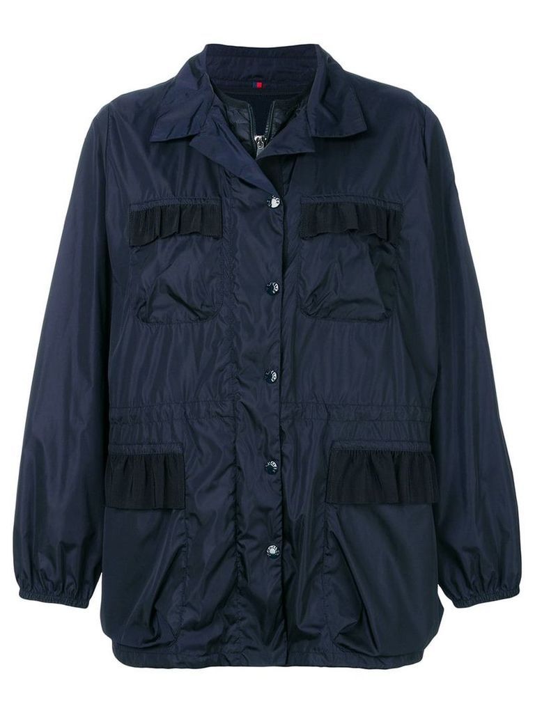 Moncler detachable gilet rain jacket - Blue