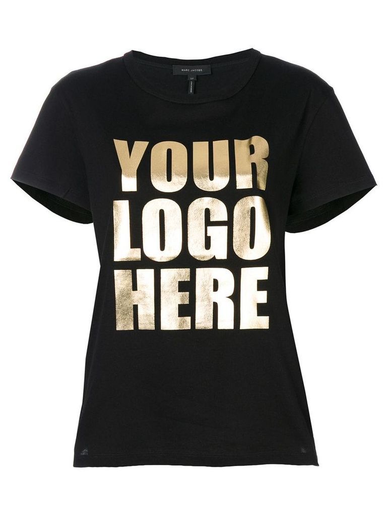 MARC JACOBS Your Logo Here T-shirt - Black