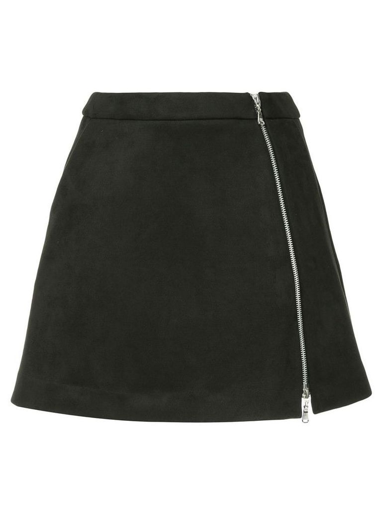 Guild Prime zip front mini skirt - Black