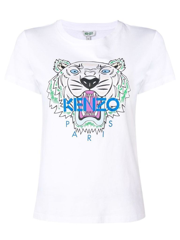 Kenzo Tiger print T-shirt - White