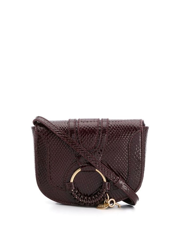See By Chloé snakeskin effect mini bag - Red