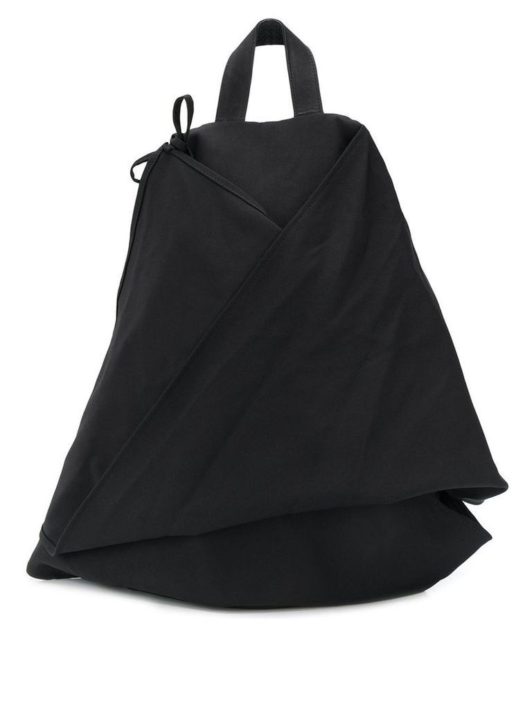 Yohji Yamamoto folded backpack - Black