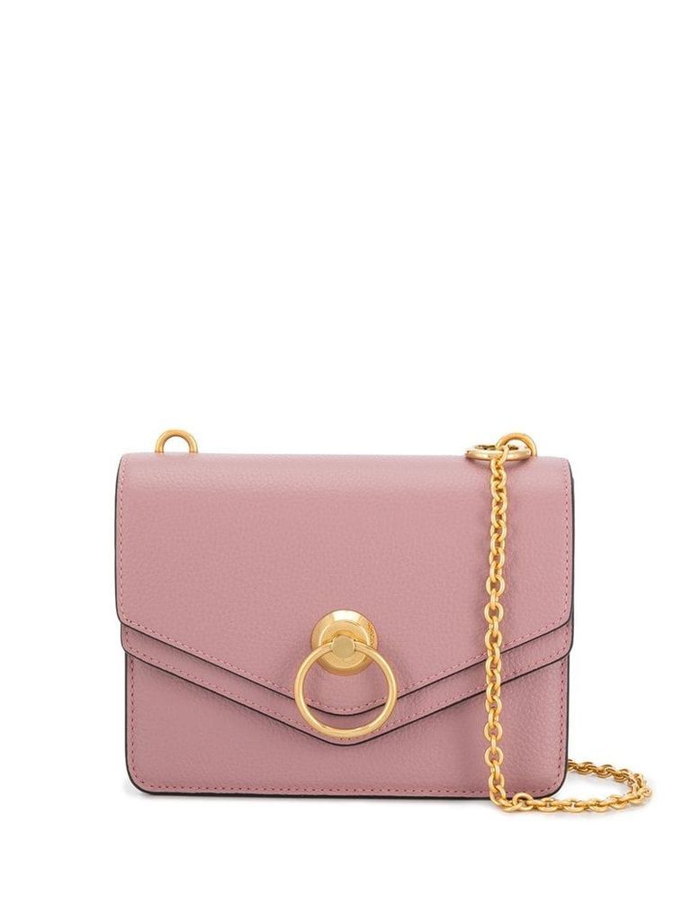 Mulberry Small Harlow Satchel Small Classic Grain - PINK