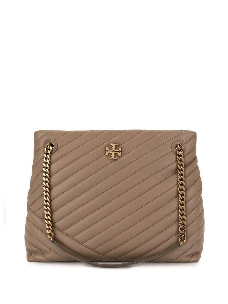 Tory Burch Kira chevron tote bag - Grey