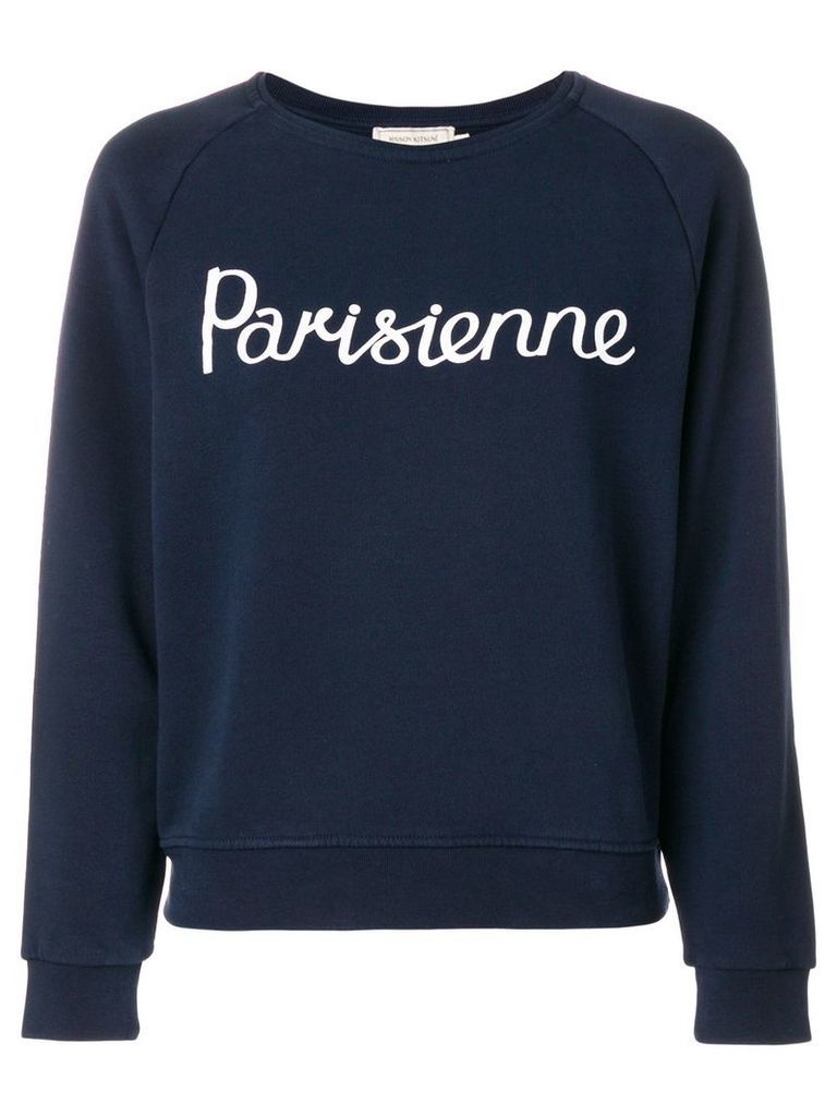 Maison Kitsuné Parisienne sweatshirt - Blue