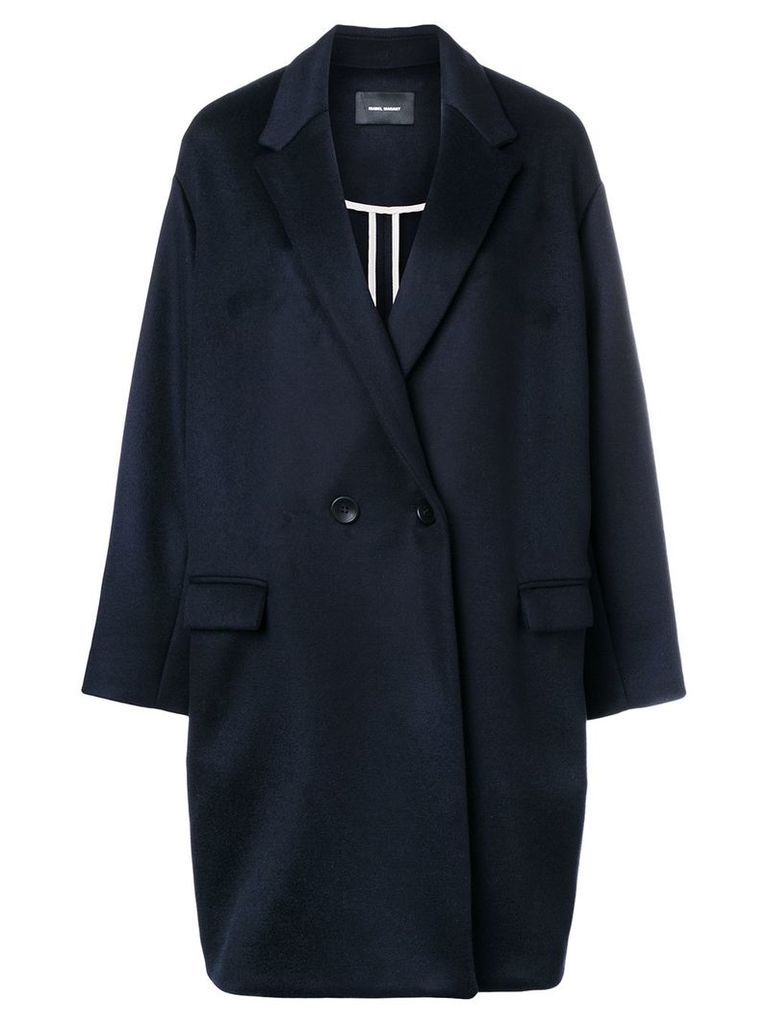 Isabel Marant Filipo oversized overcoat - Blue