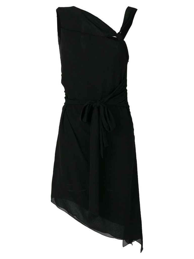 Saint Laurent asymmetric knot dress - Black