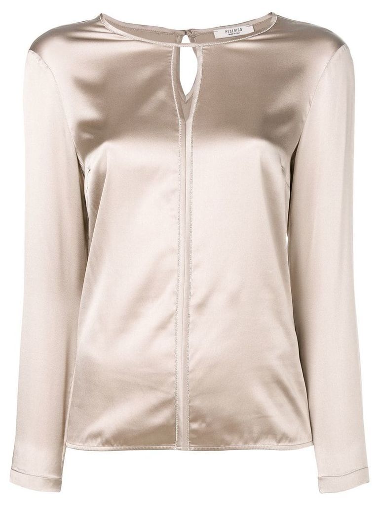 Peserico silk blouse - NEUTRALS