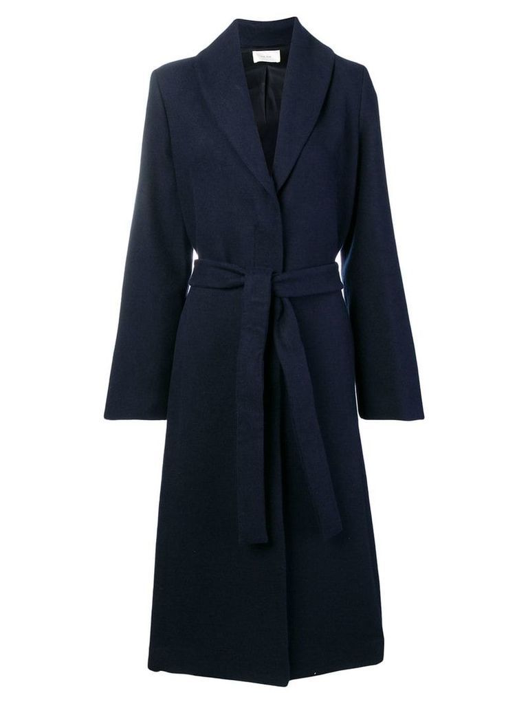 The Row long belted coat - Blue