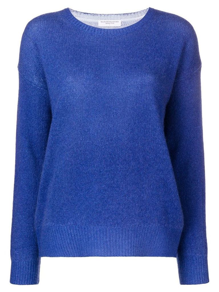 Majestic Filatures cashmere sweater - Blue