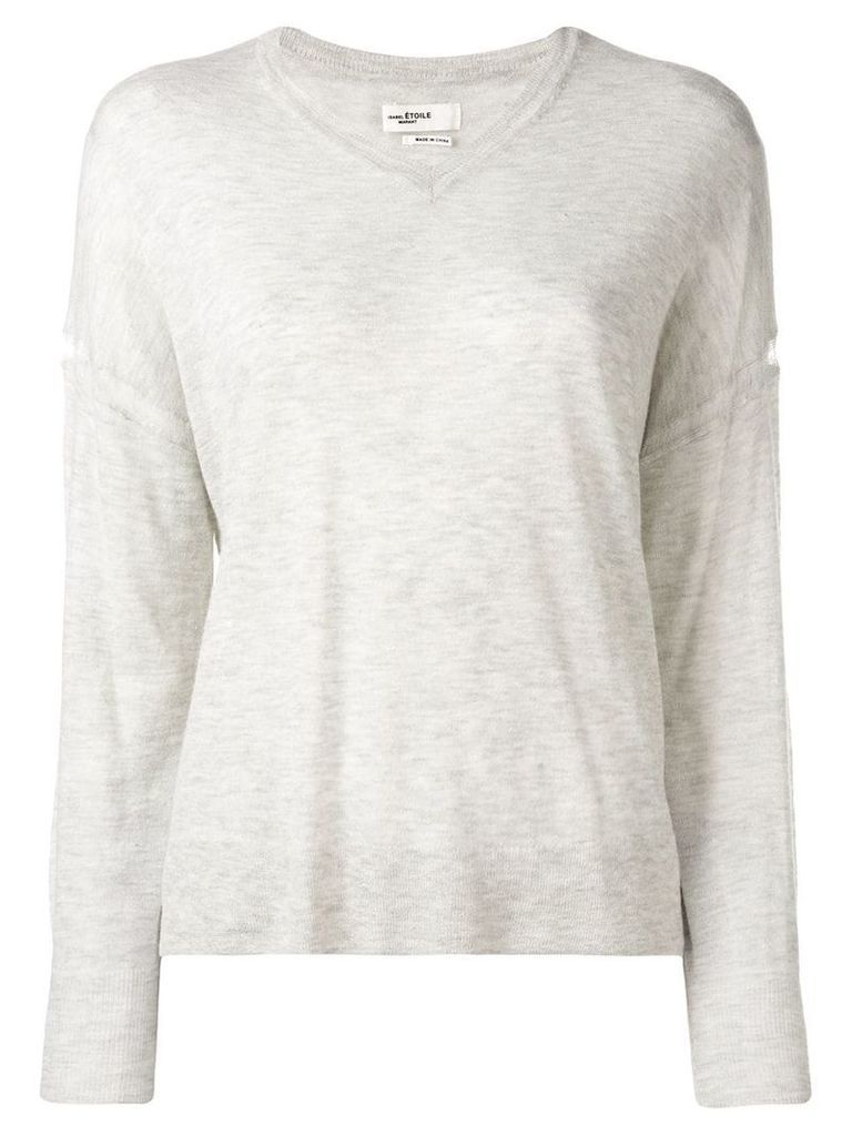 Isabel Marant Étoile v-neck loose sweater - Grey