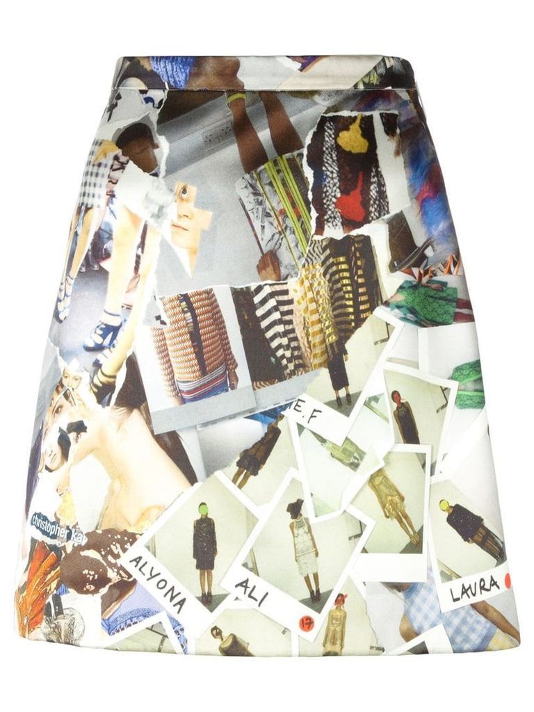 Christopher Kane patterned mini skirt - Multicolour