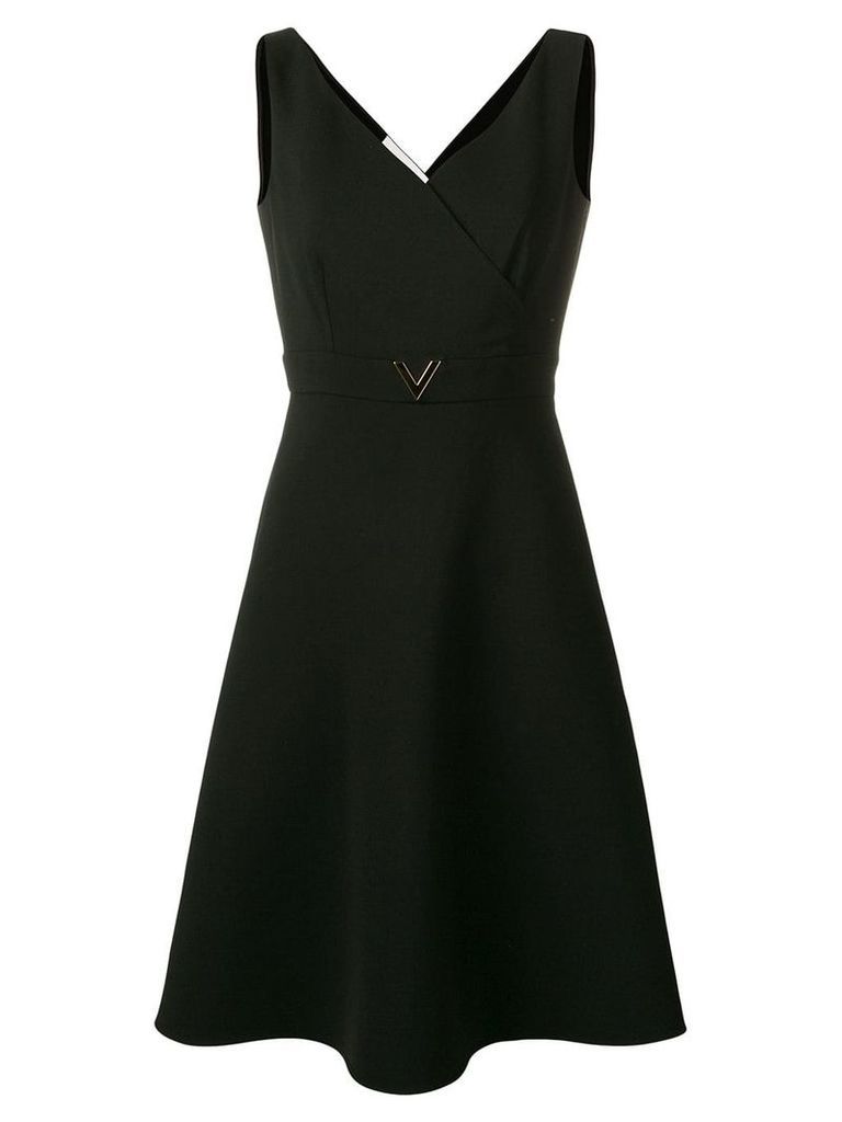 Valentino V detail dress - Black