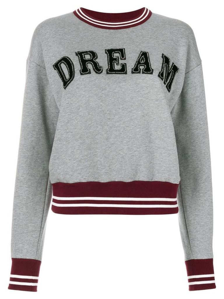 Nº21 Dream lettered jumper - Grey
