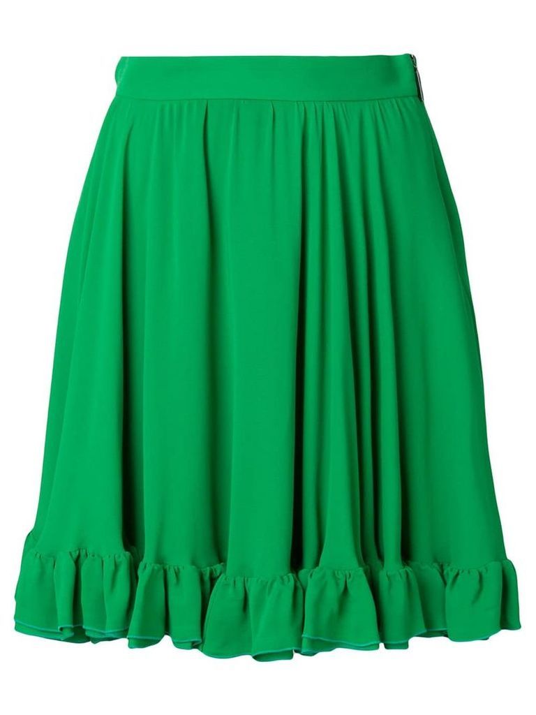 MSGM frill hem skirt - Green