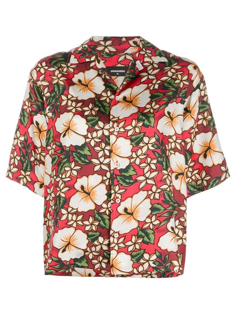 Dsquared2 Hawaiian floral-print shirt - Multicolour