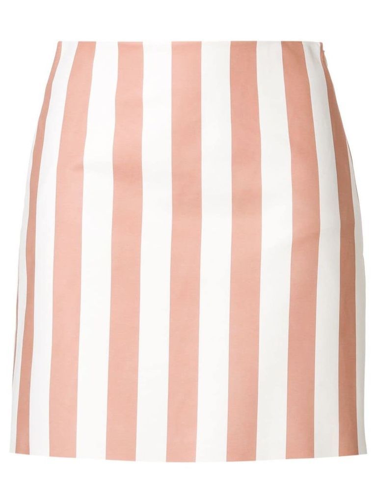 Drome fitted striped skirt - Pink