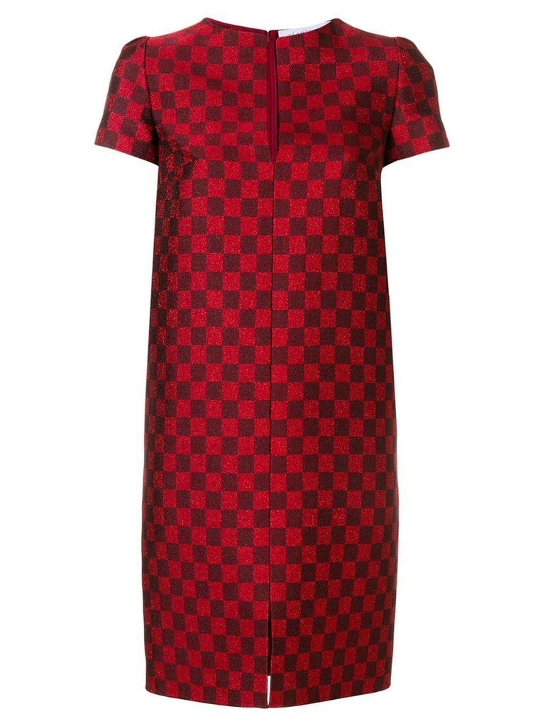 Gianluca Capannolo checked dress - Red