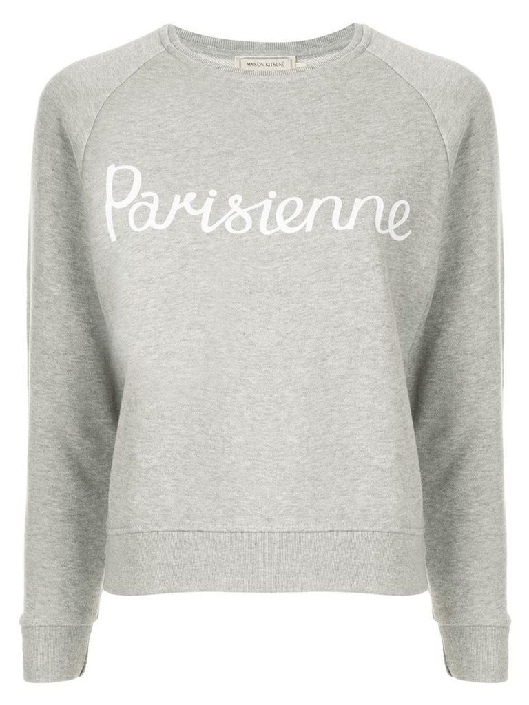Maison Kitsuné Parisienne jersey sweater - Grey