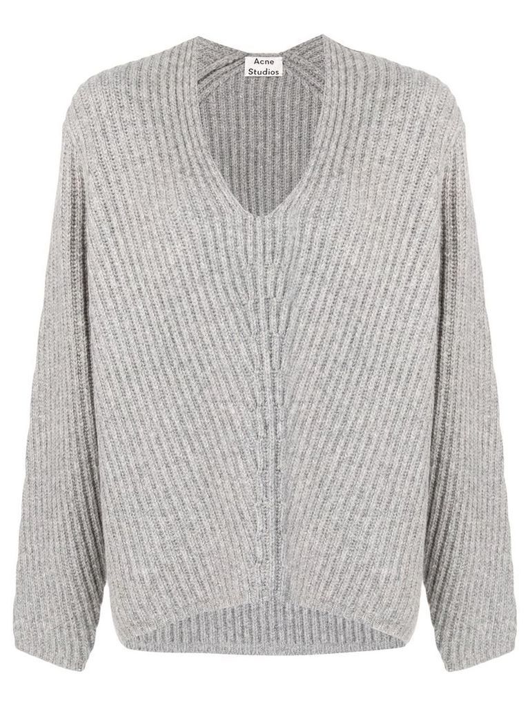 Acne Studios Deborah V-neck sweater - Grey