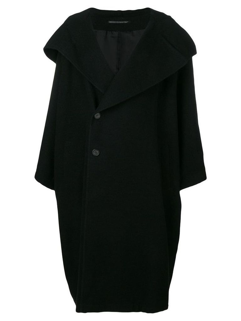 Yohji Yamamoto oversized coat - Black
