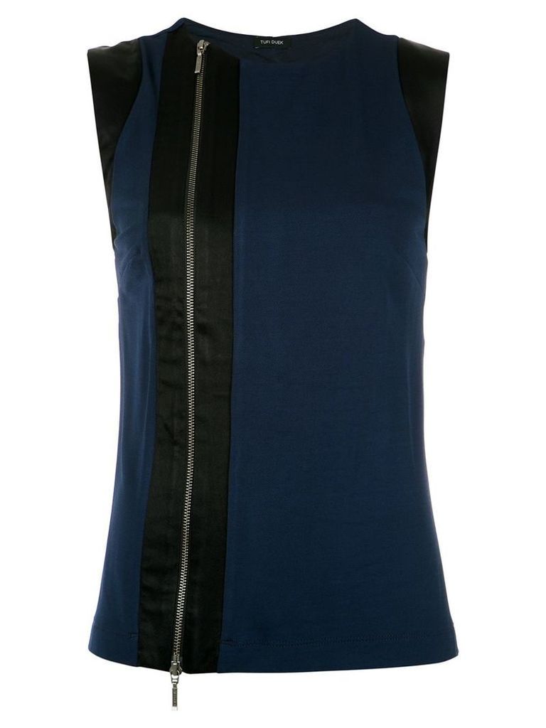 Tufi Duek vertical panels blouse - Blue
