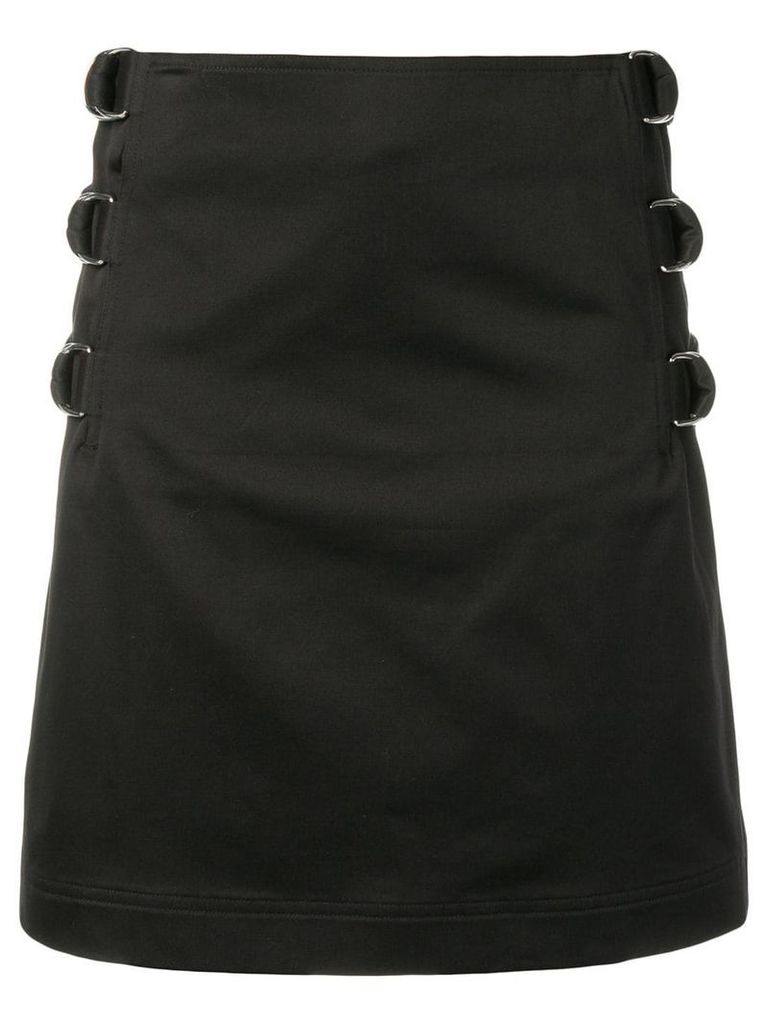 Helmut Lang buckle straight skirt - Black