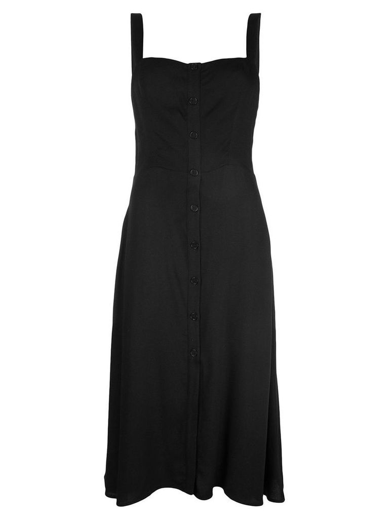 Reformation Persimmon crepe dress - Black