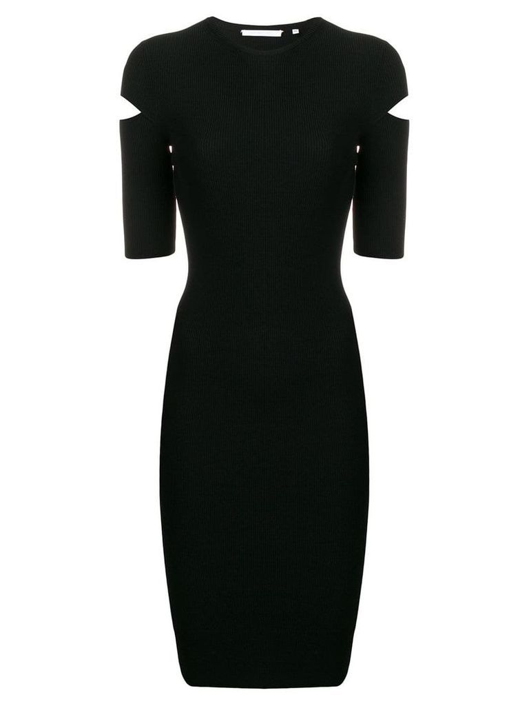 Helmut Lang cut out dress - Black