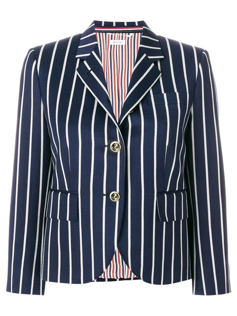 Thom Browne striped blazer - Blue