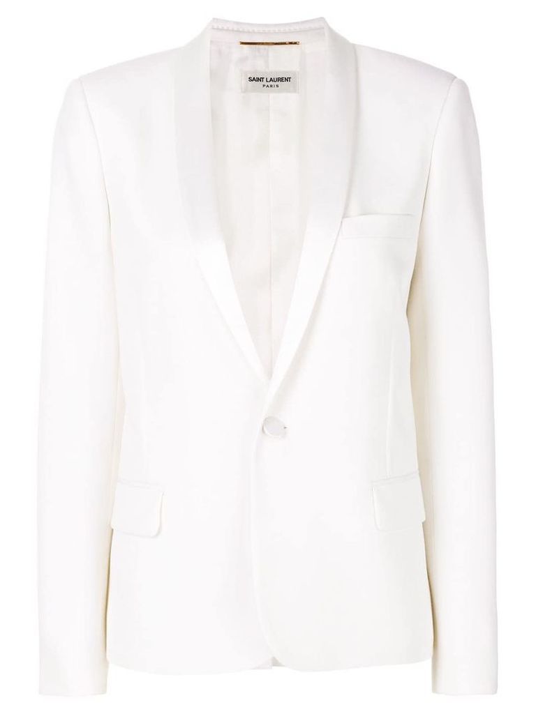 Saint Laurent classic blazer - White