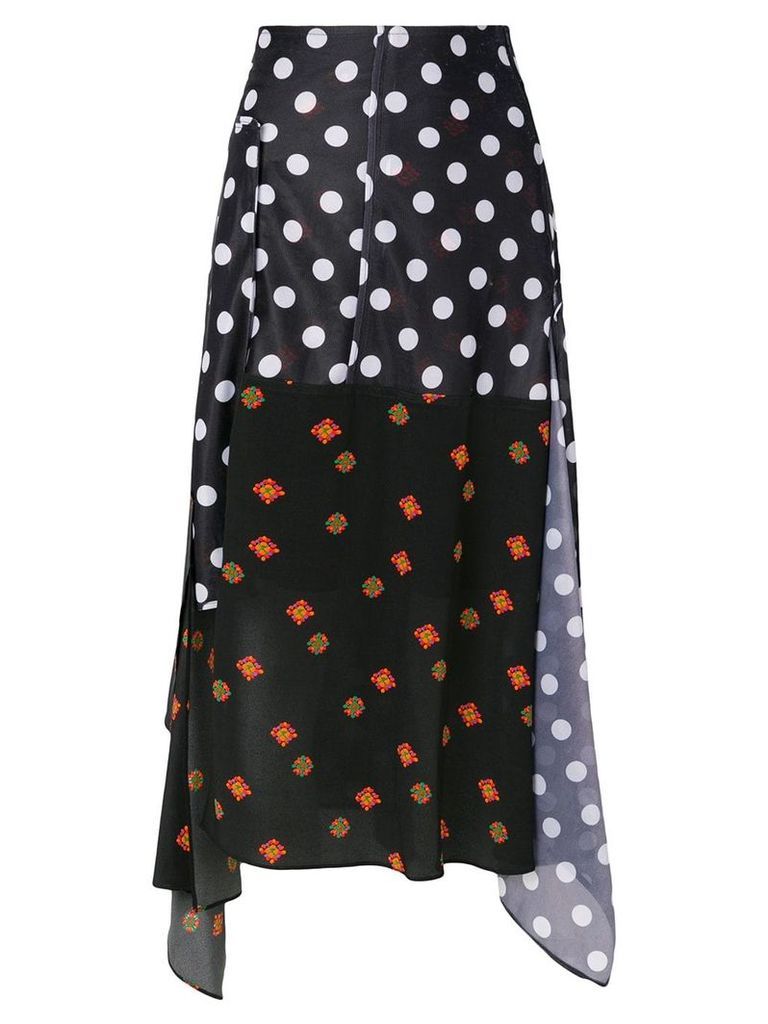 JW Anderson panelled pattern skirt - Multicolour