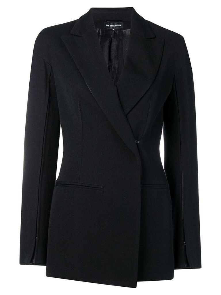 Ann Demeulemeester fitted blazer - Black