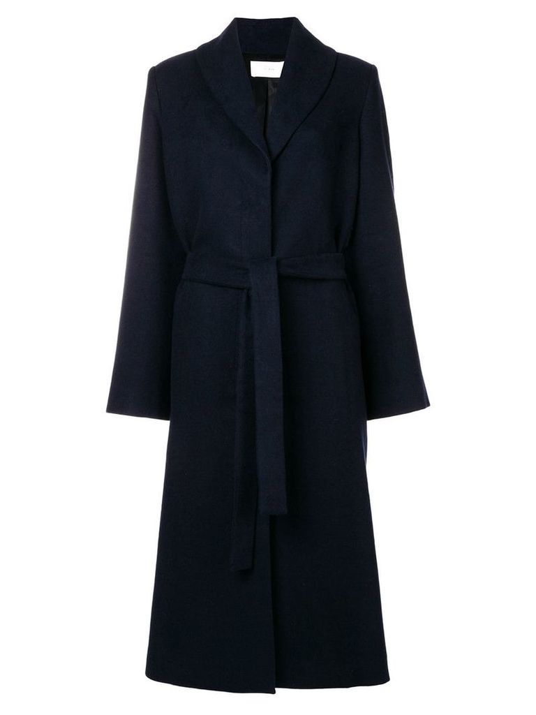 The Row belted long coat - Navy