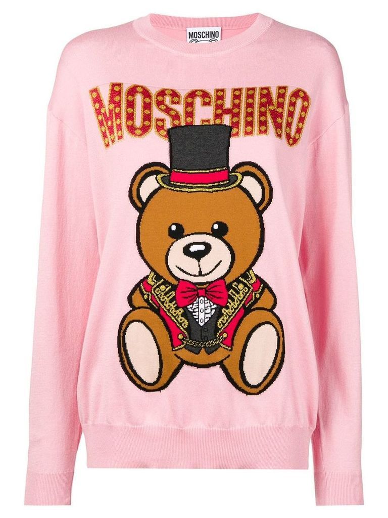 Moschino Teddy Circus sweater - Pink