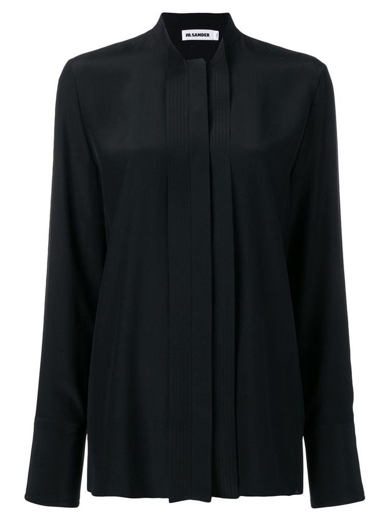 Jil Sander classic longsleeved blouse - Black