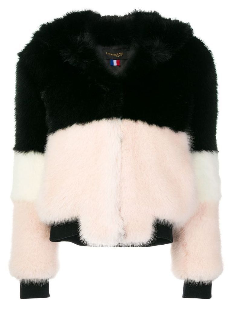 La Seine & Moi Emma faux fur coat - Black