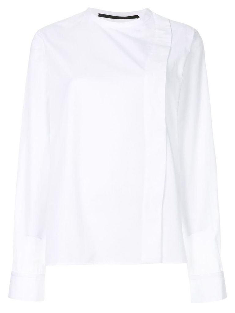 Haider Ackermann wrap front shirt - White