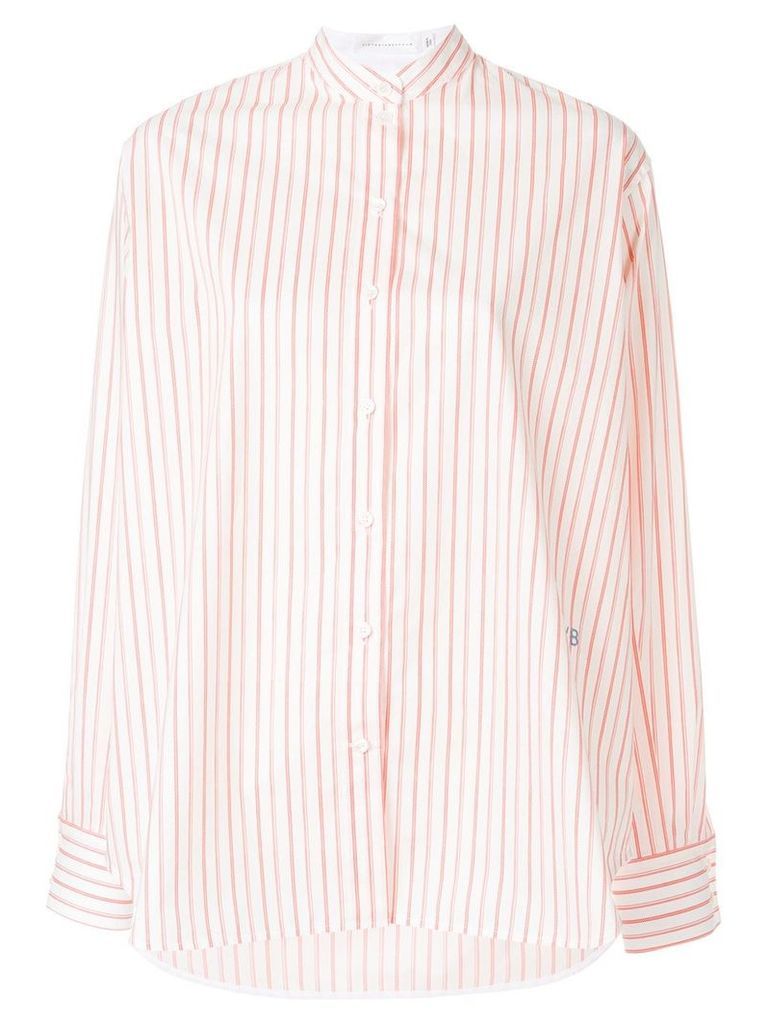 Victoria Beckham striped shirt - White