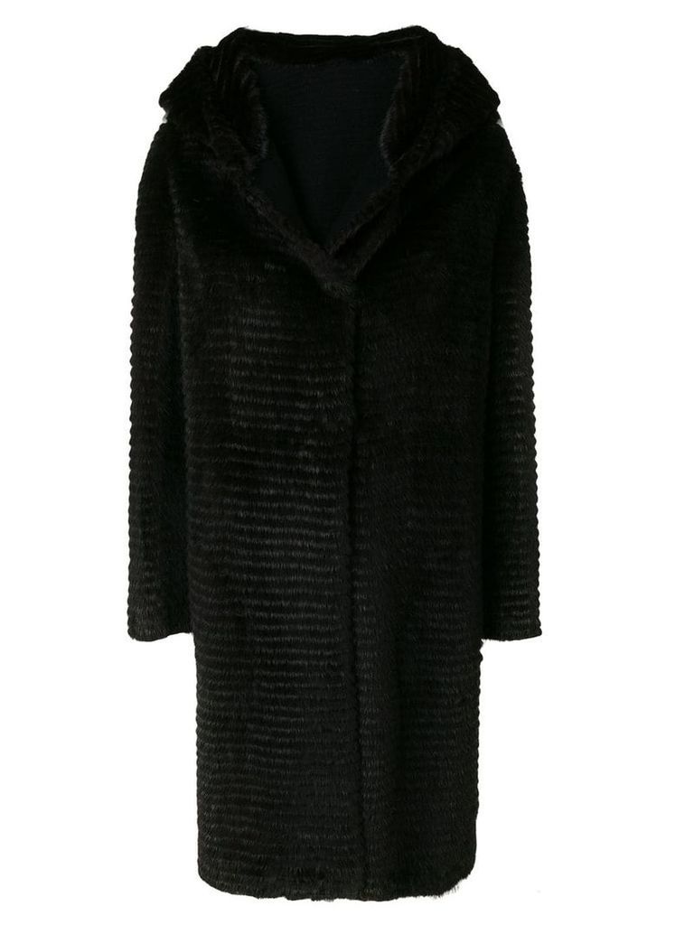 Liska Dawson hooded coat - Brown