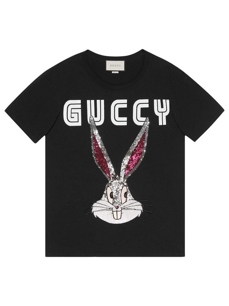 Gucci Bugs Bunny cotton T-shirt - Black