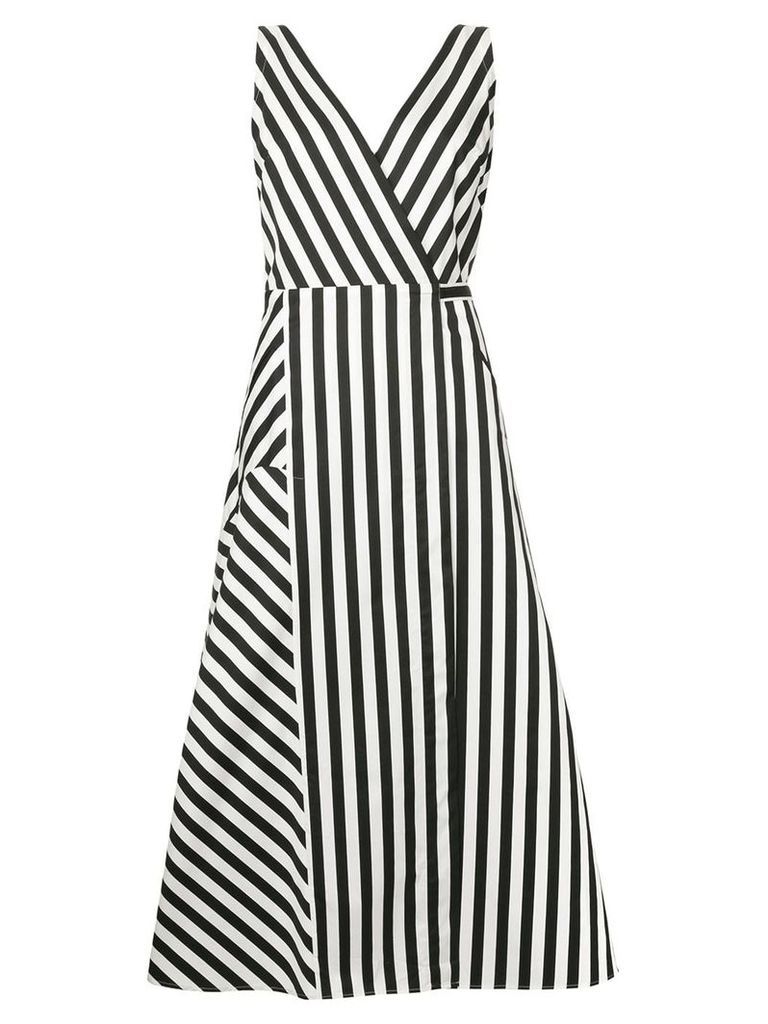 Anna October striped midi dress - Black