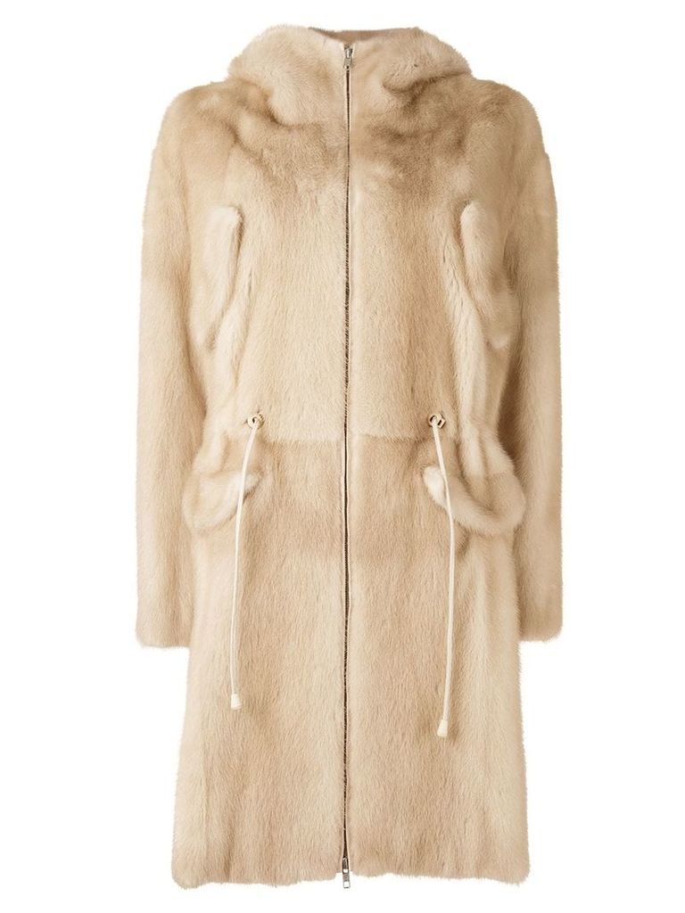 Liska Chantal coat - NEUTRALS
