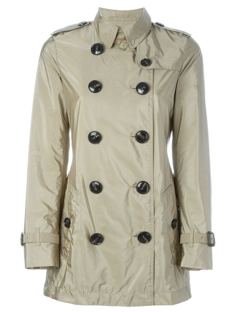 Burberry 'Kerringdale' double-breasted raincoat - Neutrals