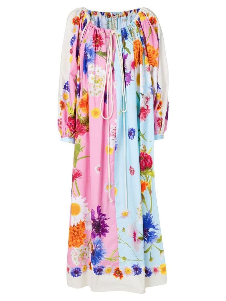 Natasha Zinko oversized floral dress - Multicolour